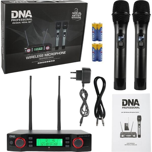DNA DNA VM - DUAL VOCAL SET podwójny zestaw do ręki