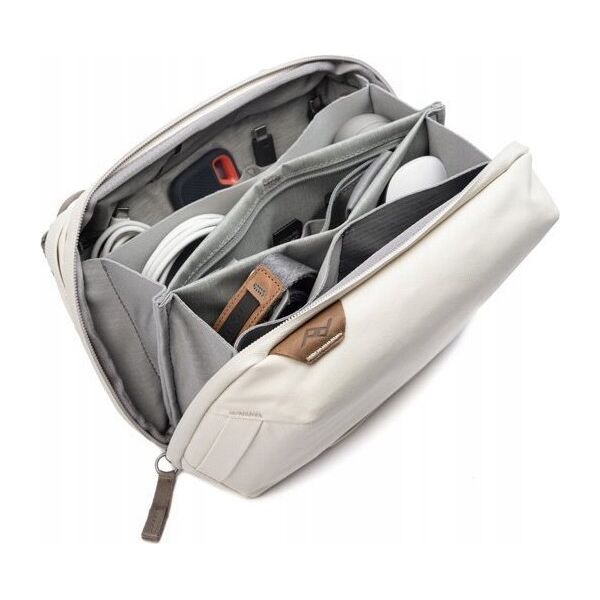 Torba Peak Design Wkład Travel Line Peak Design Tech Pouch Bone v2 - Kość słoniowa