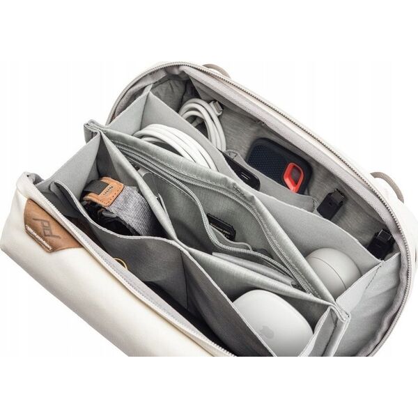 Torba Peak Design Wkład Travel Line Peak Design Tech Pouch Bone v2 - Kość słoniowa