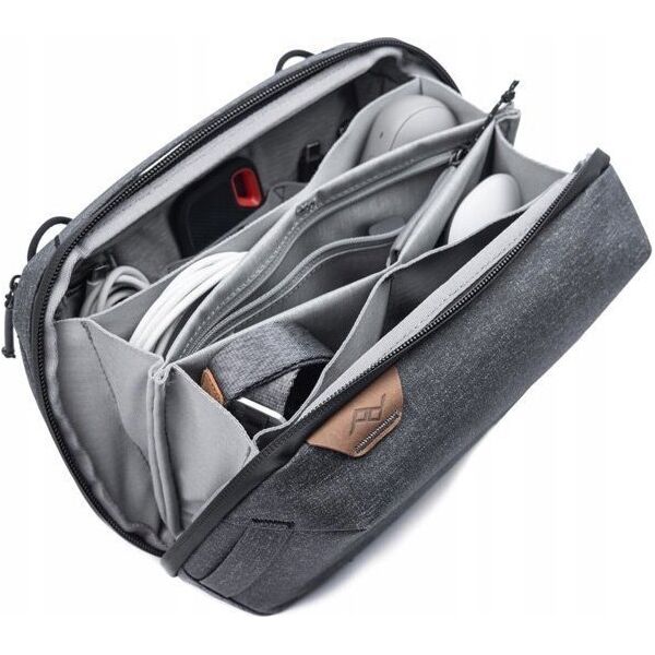 Torba Peak Design Wkład Travel Line Peak Design Tech Pouch Charcoal v2 - Grafitowy