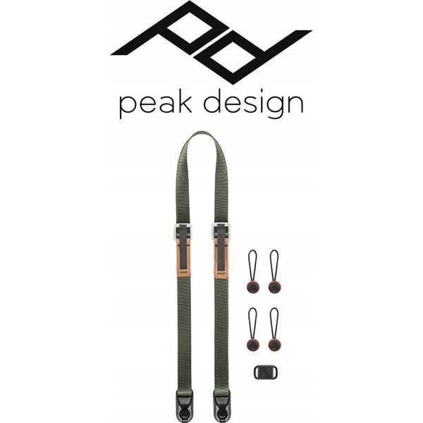 Torba Peak Design Pasek Peak Design Leash Sage Szarozielony v3
