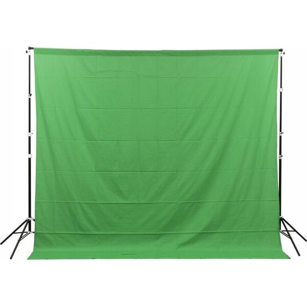 GlareOne GlareOne Green Screen - zielone tło materiałowe 3x6