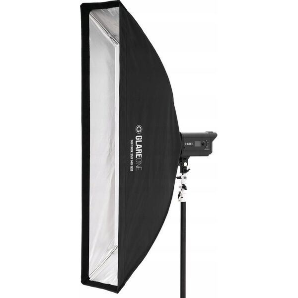 Lampa studyjna GlareOne GlareOne Softbox 35x140 PRO - zestaw z gridem
