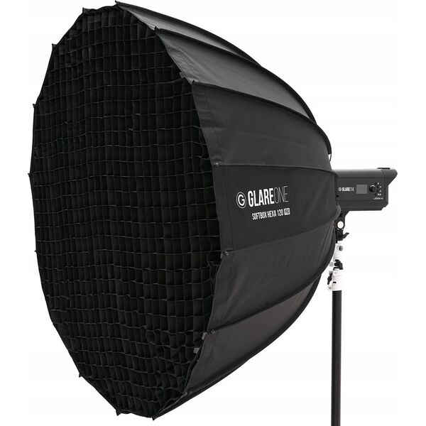 Lampa studyjna GlareOne GlareOne Grid do softboxów Hexa 120 PRO