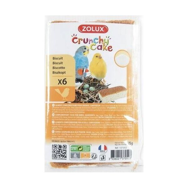 Zolux Zolux Karma Dla Ptaków Crunchy Cake Na Wzrost 6szt