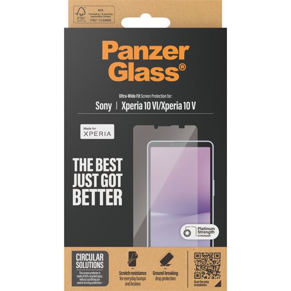 PanzerGlass PanzerGlass Screen Protector Sony Xperia 10 VI / UWF