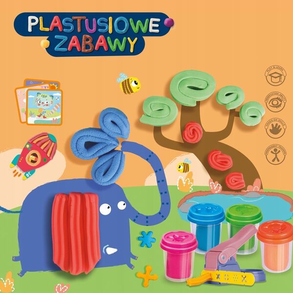 Askato Zestaw Plastusiowe zabawy z wyciskarką