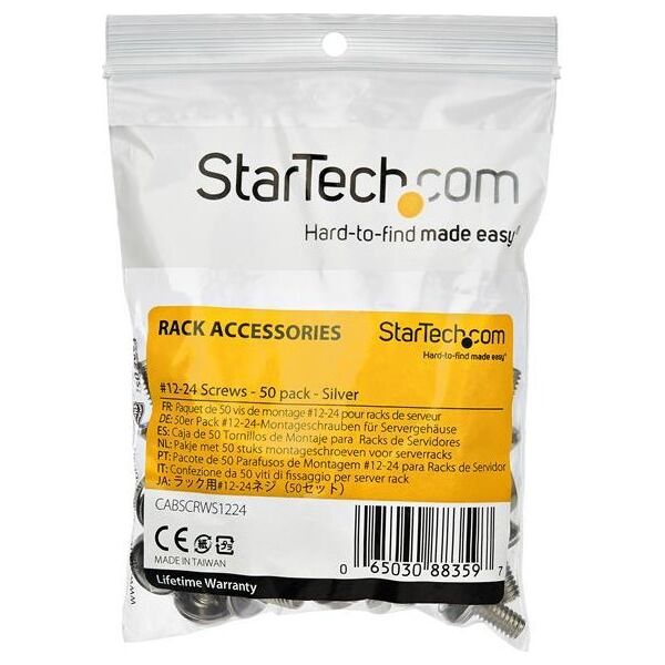 StarTech 12-24 RACK SCREWS - 50 PACK