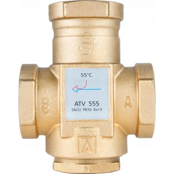 Afriso Zawór temperaturowy ATV 555, DN32, Rp1 1/4, kvs 9, 55°C (S)A
