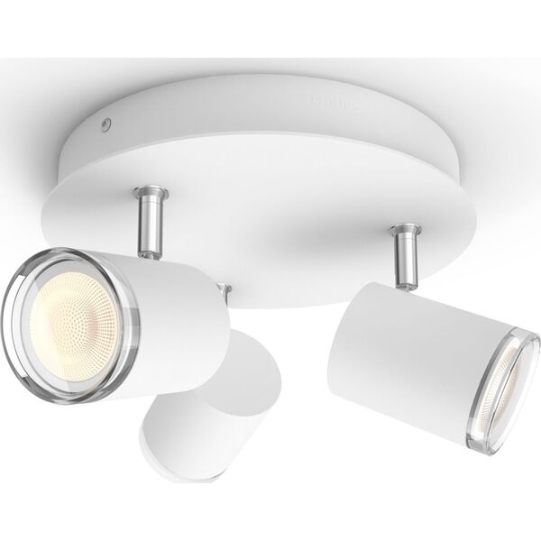 Lampa sufitowa Signify Philips Hue White Amb.Adore Spot Rondell 3flg weiß 3x350lm DS
