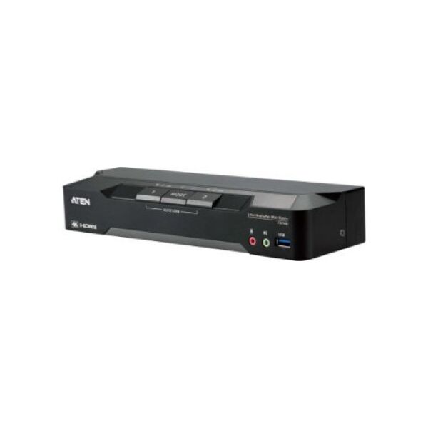 System przekazu sygnału AV Aten ATEN CM1942 KVMP-Switch 2-port, DisplayPort, USB 3.1, 4K