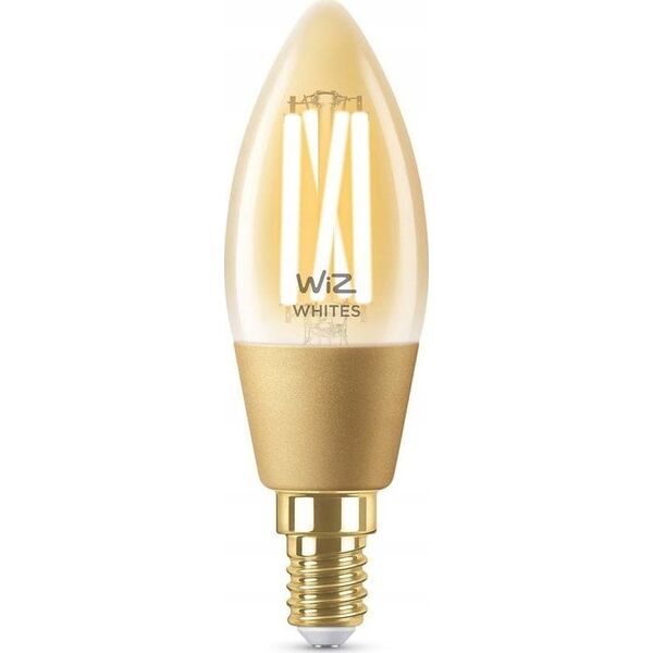Signify WiZ Filament 25W E14 Kerzenform Amber Einzelpack