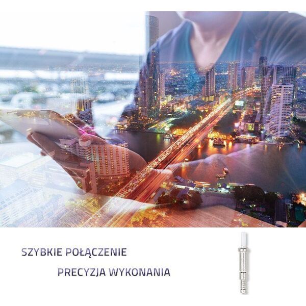 Qoltec Qoltec Złącza światłowodowe ST | Multimode | 2.0mm | Zestaw montażowy | 200szt.