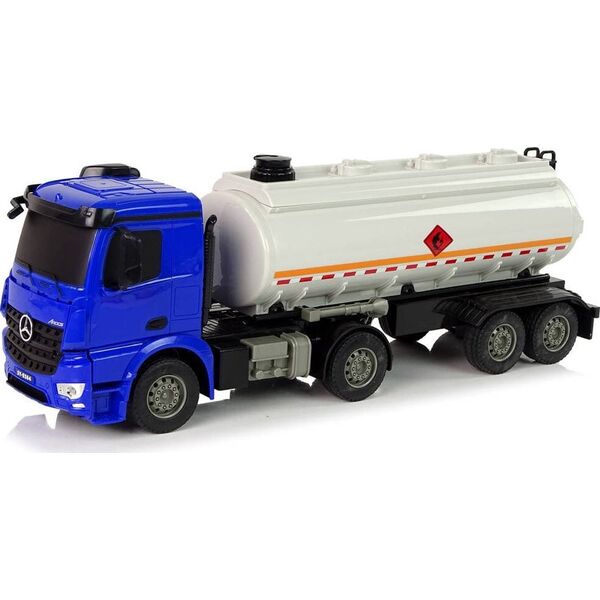 Mercedes Cysterna R/C zdalnie sterowana Mercedes niebieska