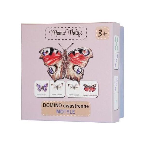 Mama Maluje Domino dwustronne Motyle