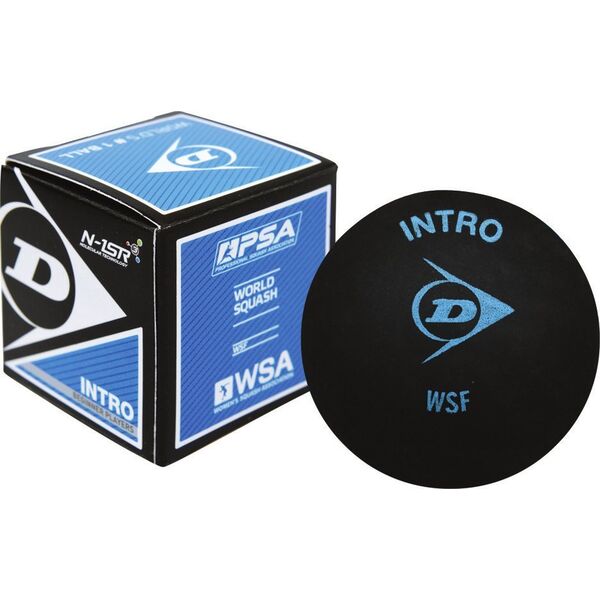 Dunlop Skvošo kamuoliukas Intro 12-box, 1mėlyn.taš