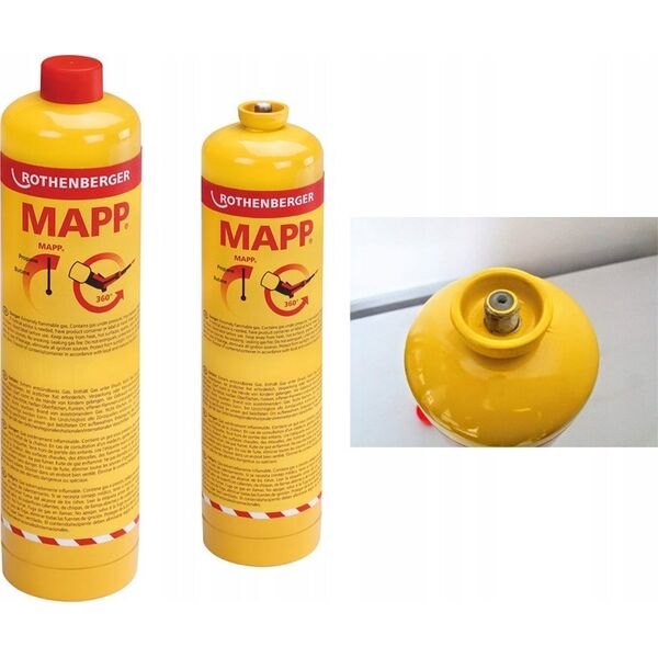 Rothenberger MAPP HPC dujų balionas, 650 ml, Rothenberger
