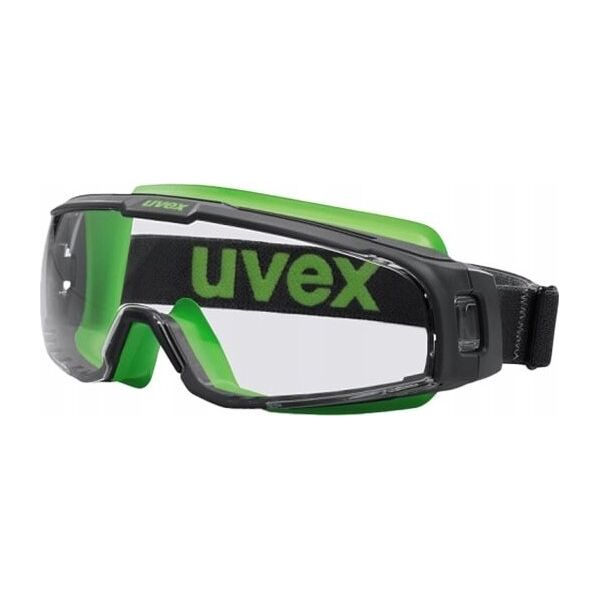 Uvex Apsauginiai akiniai Uvex U-sonic, skaidri panoraminė linzė, supravision excellence (nesibraižantys ir nerasojantys) padengimas, guminė reguliuojama juostelė.