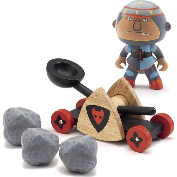 Djeco Djeco Arty Toys - Piratai - Baldy ir jo katapulta