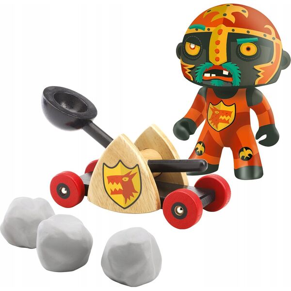 Djeco Djeco Arty Toys - Piratai - Baldy ir jo katapulta