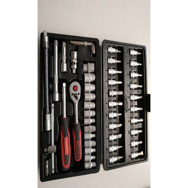 Zestaw narzędzi KS Tools Galvučių komplektas 1/4" 48-vnt CLASSIC, KS Tools
