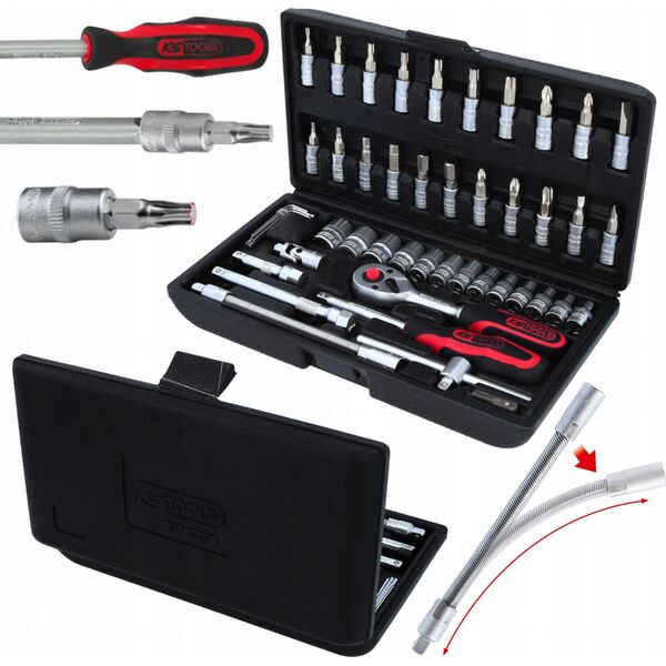 Zestaw narzędzi KS Tools Galvučių komplektas 1/4" 48-vnt CLASSIC, KS Tools