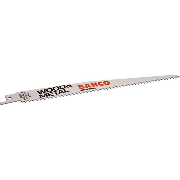 Bahco Bahco Tiesinio pjūklo geležtės Sandflex Bi-Metal 300mm*1,3mm SL 8/12TPI, Medienai ir metalui 5vnt