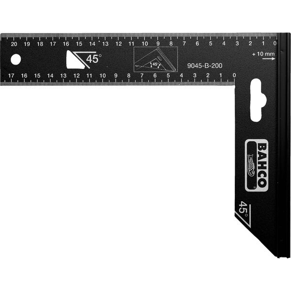 Bahco Bahco Tikslus 45° ir 90° kampainis 250mm, juodas