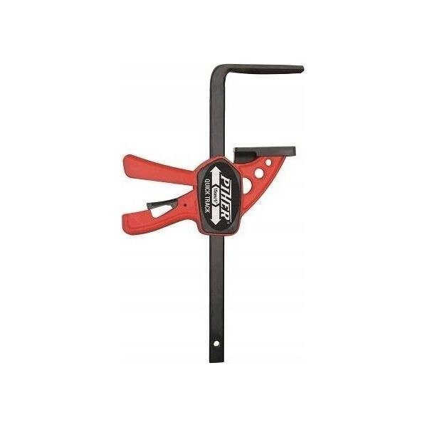 PIHER Greitos fiksacijos spaustuvas liniuotėms ir darbastaliams Piher Quick T-Track 7x15cm, max 60kg