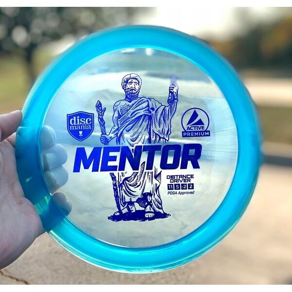 Discmania Diskgolfo diskas Distance Driver MENTOR Active Premium Geltona