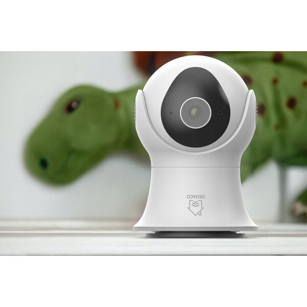 Kamera IP Deltaco WiFi kamera DELTACO SMART HOME su motorizuotu pakėlimu & pasukimu, lauko, IP65, 2MP, ONVIF, balta / SH-IPC08