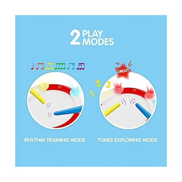 Hape HAPE muzikinis žaislas Lights Drum, E0620