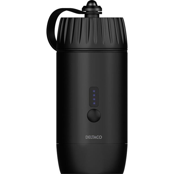 Bateria Deltaco Išorinė baterija DELTACO 15 000 mAh, IP67, USB-A ir C, žibintuvėlis, SOS LED / PB-Q1002
