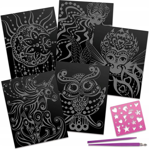 Nebulous Stars NEBULOUS STARS rinkinys Scratch and Sketch, 11014