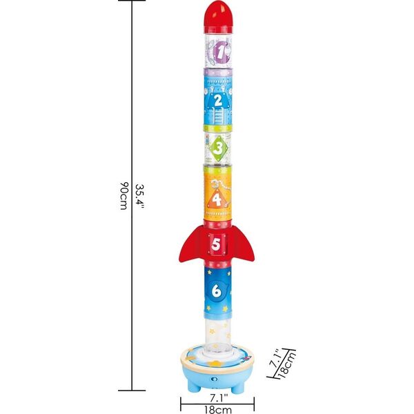 Hape HAPE suveriamas žaislas Raketa, E0387A