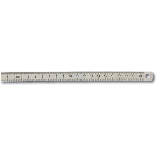 Gimex Przymiar MLPD metalowy inox 30cm (214.193)
