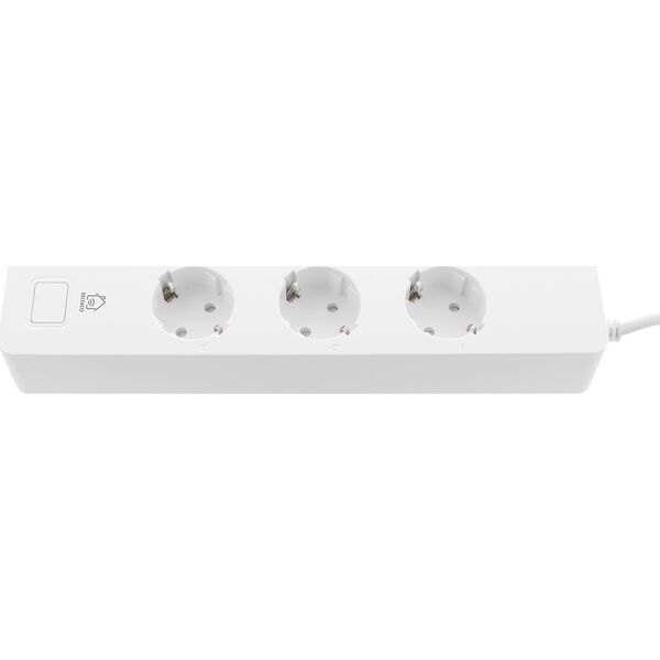 Deltaco Ilgiklis DELTACO SMART HOME 3xCEE 7/4, USB-A 2A, baltas / SH-P03USB2