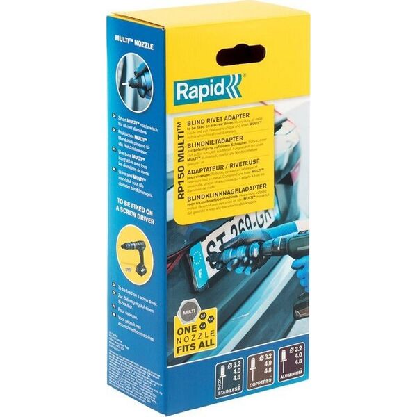Rapid Kniedžių adapteris Rapid RP150 Multi
