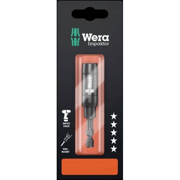 Wera Universalus antgalių laikiklis Wera Impaktor 897/4 IMP R, magnetinis, blisteryje