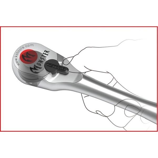 KS Tools Terkšlė 1/2´´ Monster, 100 dantų, 425mm, 950Nm, KS Tools