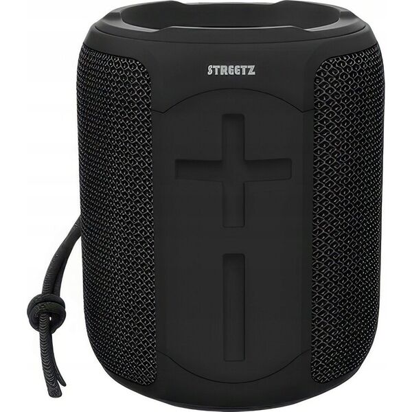 Głośnik Streetz STREETZ vandeniui atspari „Bluetooth“ kolonėlė,TWS, 10 W, IPX7, 3,5 mm,, AUX, su mikrofonu, juoda CM765