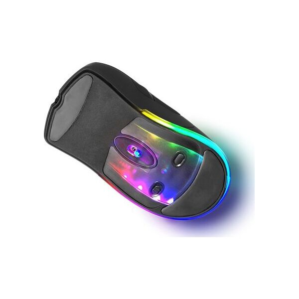 Mysz Deltaco Pelė DELTACO GAMING belaidė, 16.000 DPI, RGB, USB-C/USB-A, juoda / GAM-107