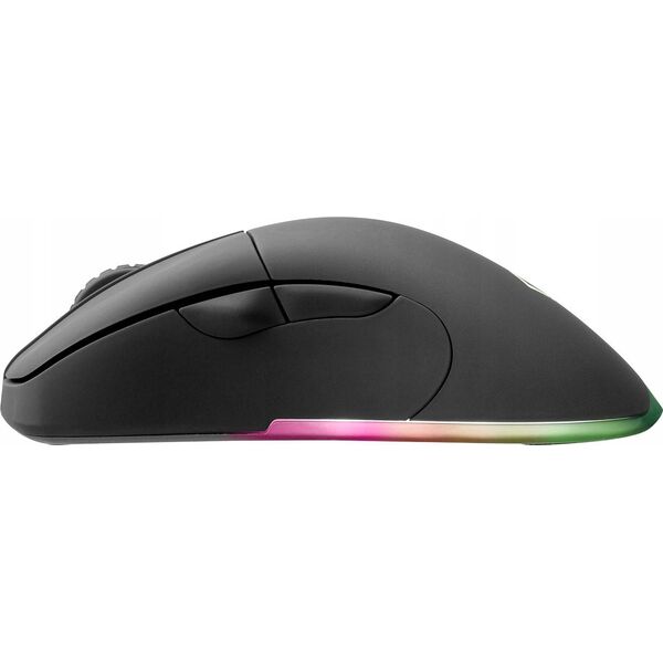 Mysz Deltaco Pelė DELTACO GAMING belaidė, 16.000 DPI, RGB, USB-C/USB-A, juoda / GAM-107