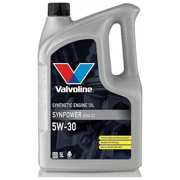 Valvoline Alyva varikliui SYNPOWER ENV C2 5W30 5L, Valvoline