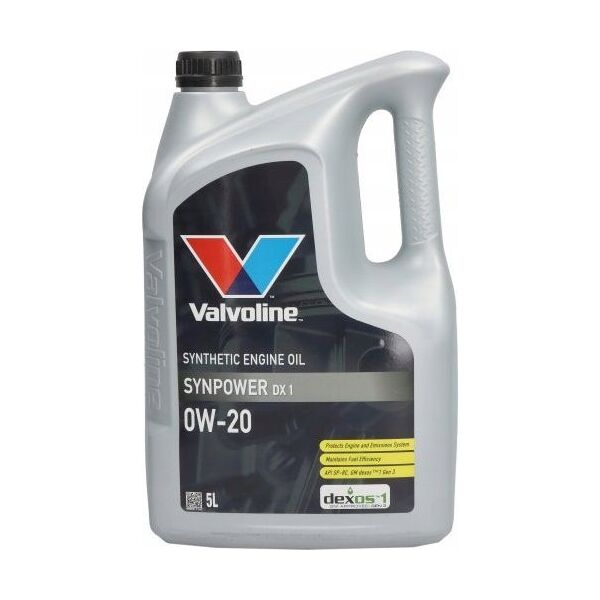 Valvoline Alyva varikliui SYNPOWER DX1 0W20 5L, Valvoline