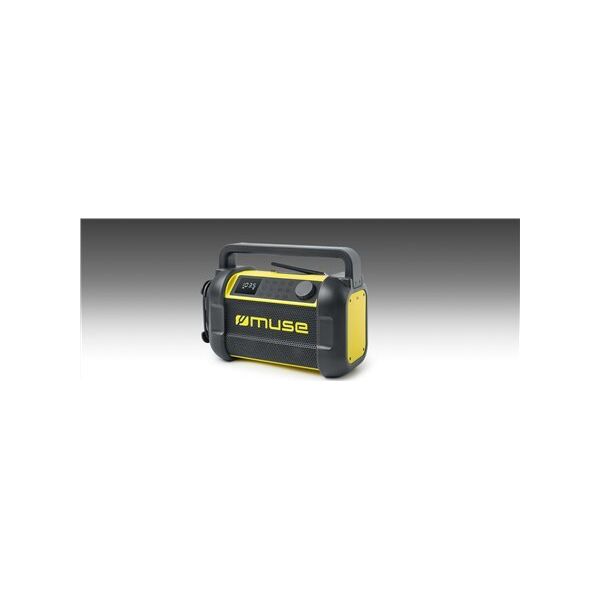 Głośnik Muse Muse | M-928 BTY | Radio Speaker | Waterproof | Bluetooth | Black/Yellow | Portable | Wireless connection