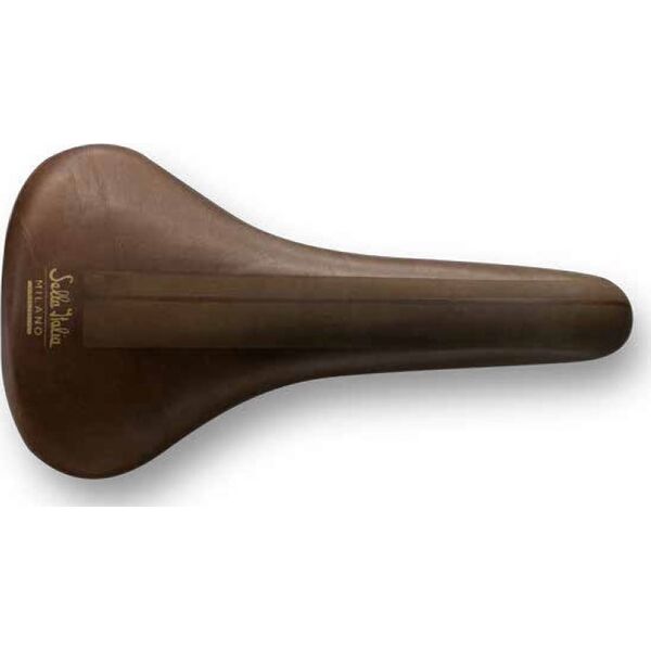 Selle Italia Siodło SELLA ITALIA TURBO BULLITT Fec Alloy 7, skórzane brązowe 358g (NEW)