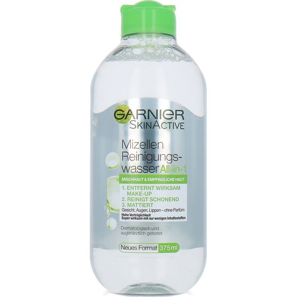 Garnier Skin Active Matujący płyn micelarny dla skóry mieszanej i wrażliwej 375ml