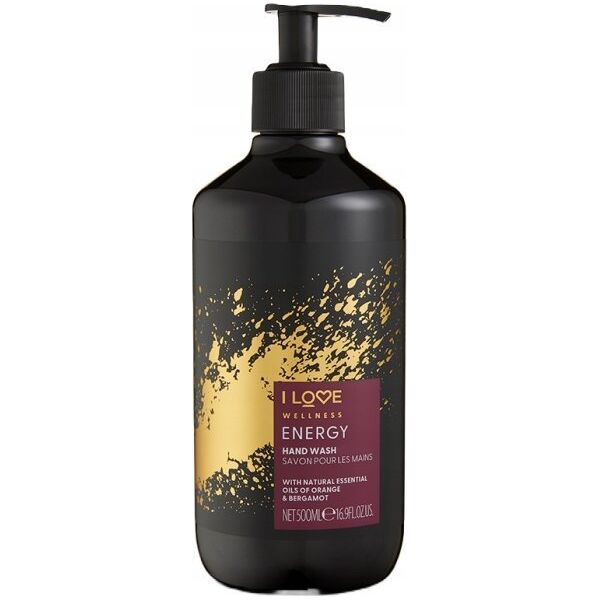 I love I Love, Wellness Energy, Orange & Bergamot, Cleansing, Liquid Soap, For Hands, 500 ml Unisex