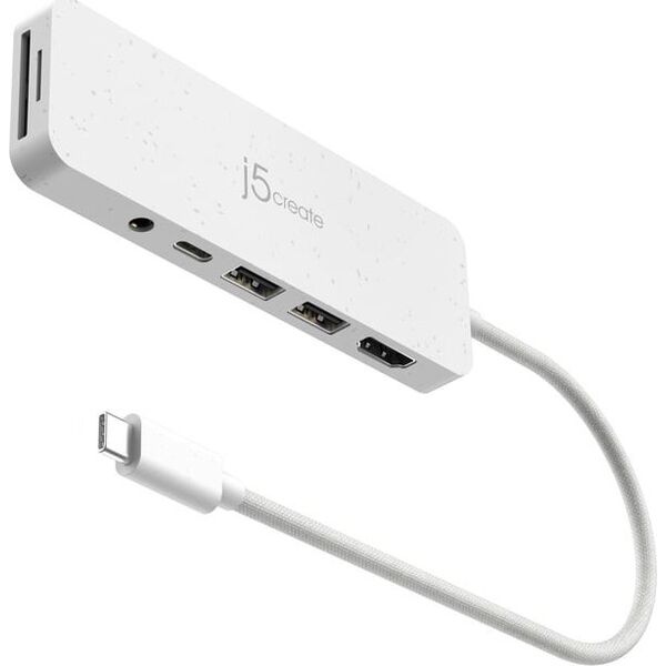 Adapter USB j5create ECO-FRIENDLY USB-C MULTI-PORT